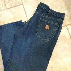 MENS CARHARTT RELAXED FIT JEAN SZ 40X30